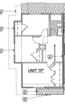 Floor plan for studio, 856 sqft